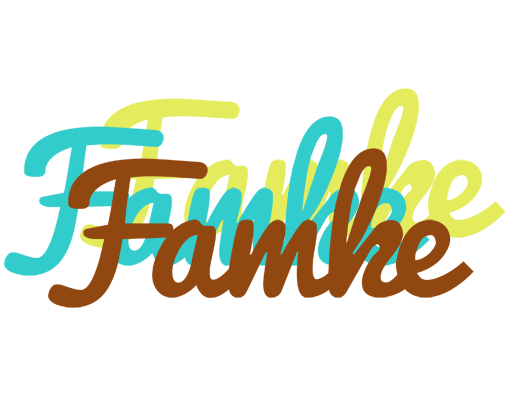Famke cupcake logo