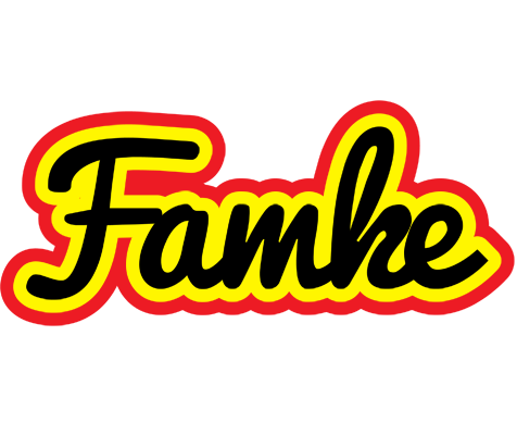 Famke flaming logo
