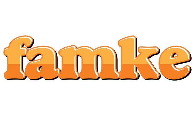 Famke orange logo