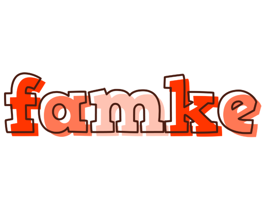 Famke paint logo