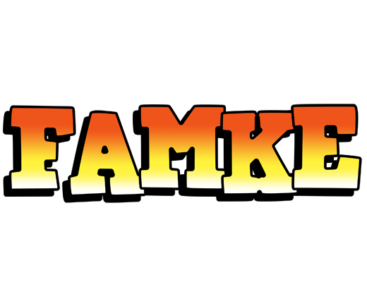 Famke sunset logo