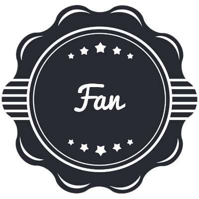 Fan badge logo