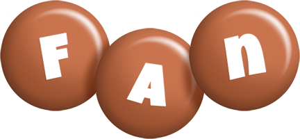 Fan candy-brown logo