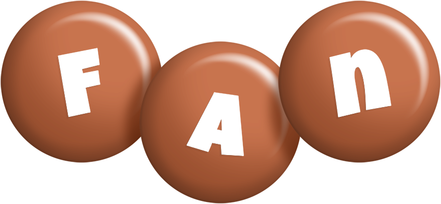 Fan candy-brown logo
