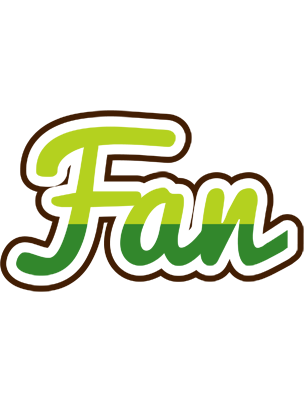 Fan golfing logo