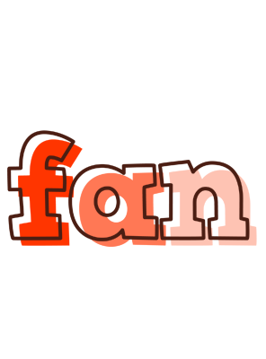 Fan paint logo