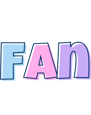 Fan pastel logo