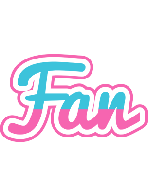 Fan woman logo