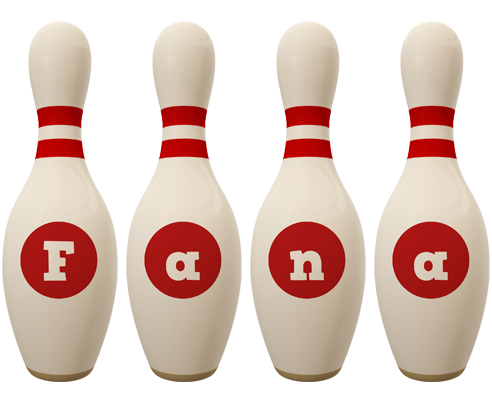 Fana bowling-pin logo