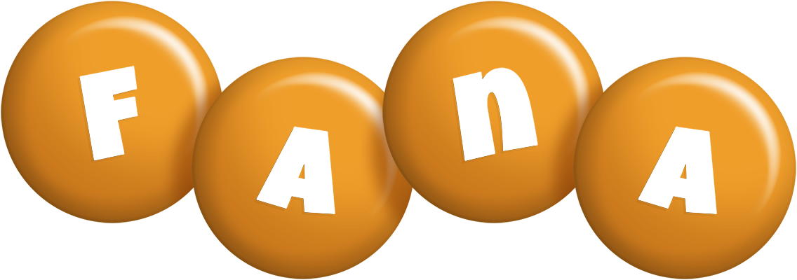 Fana candy-orange logo
