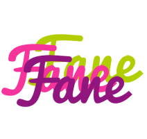 Fane flowers logo