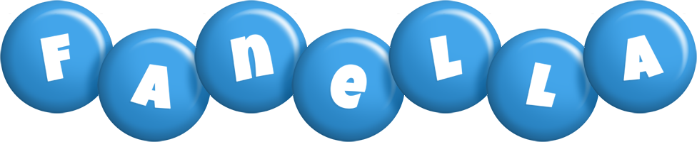 Fanella candy-blue logo