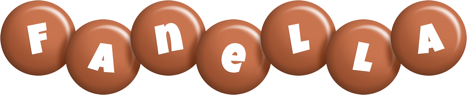 Fanella candy-brown logo