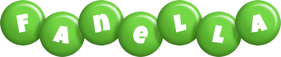 Fanella candy-green logo
