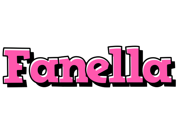 Fanella girlish logo
