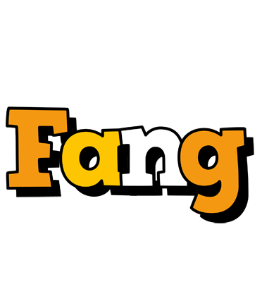 Fang cartoon logo