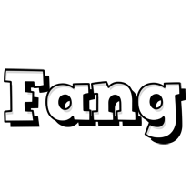 Fang snowing logo