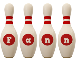 Fann bowling-pin logo