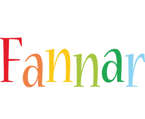 Fannar birthday logo