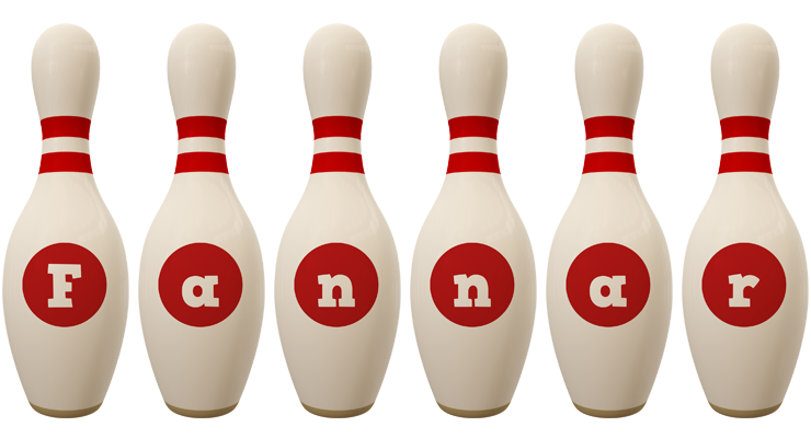 Fannar bowling-pin logo