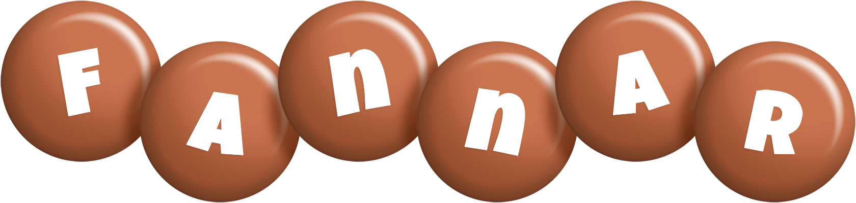 Fannar candy-brown logo