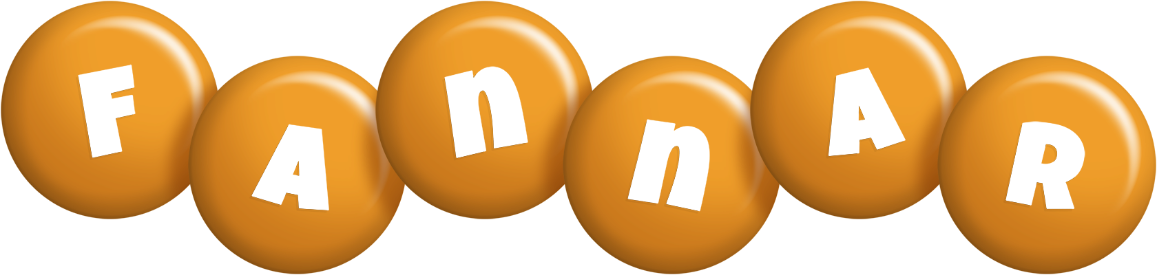 Fannar candy-orange logo
