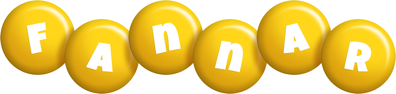 Fannar candy-yellow logo