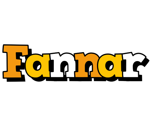 Fannar cartoon logo
