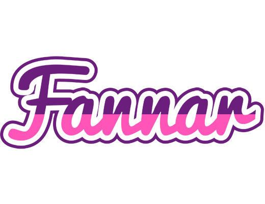 Fannar cheerful logo
