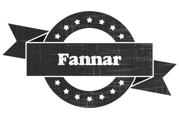 Fannar grunge logo