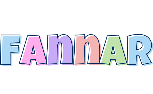 Fannar pastel logo
