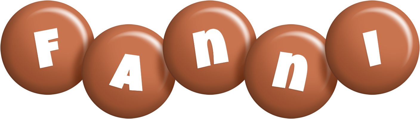 Fanni candy-brown logo