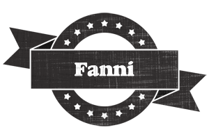 Fanni grunge logo