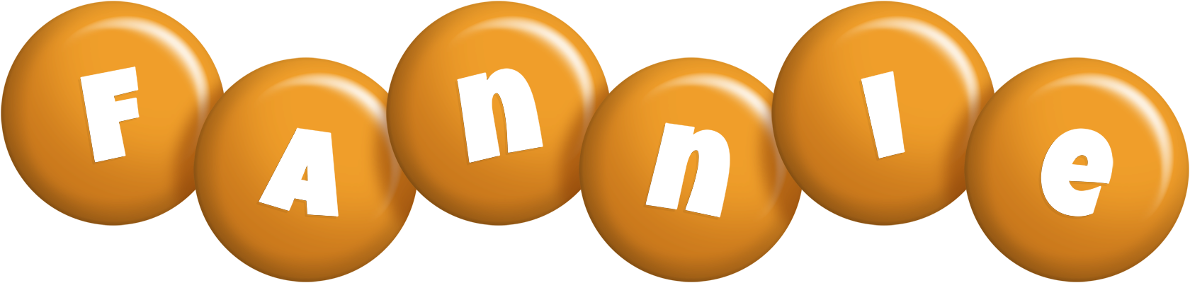 Fannie candy-orange logo