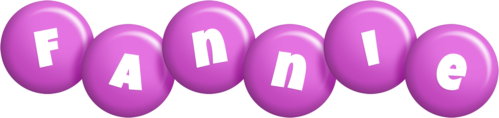 Fannie candy-purple logo