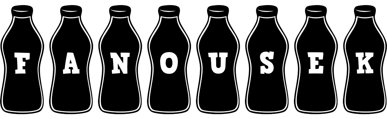 Fanousek bottle logo