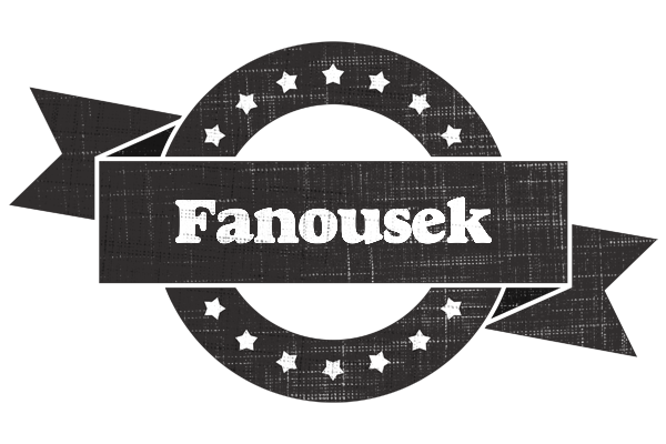 Fanousek grunge logo