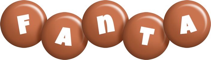 Fanta candy-brown logo