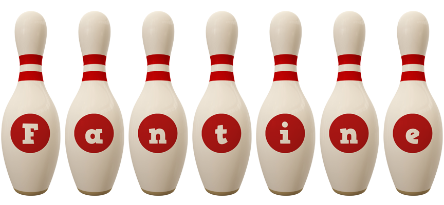 Fantine bowling-pin logo