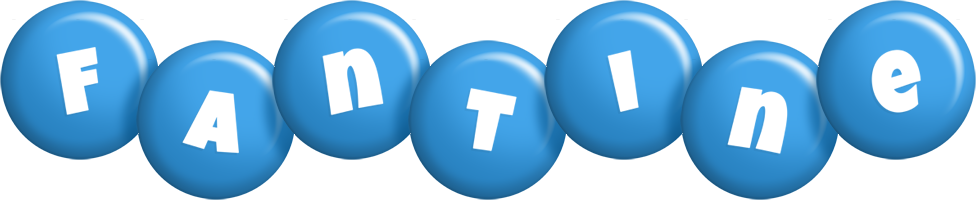 Fantine candy-blue logo