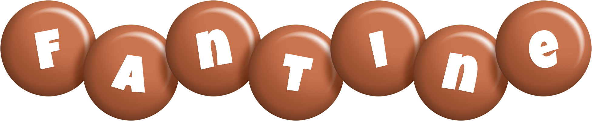 Fantine candy-brown logo