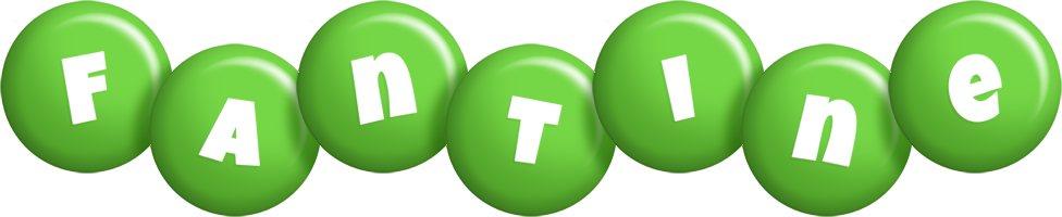 Fantine candy-green logo