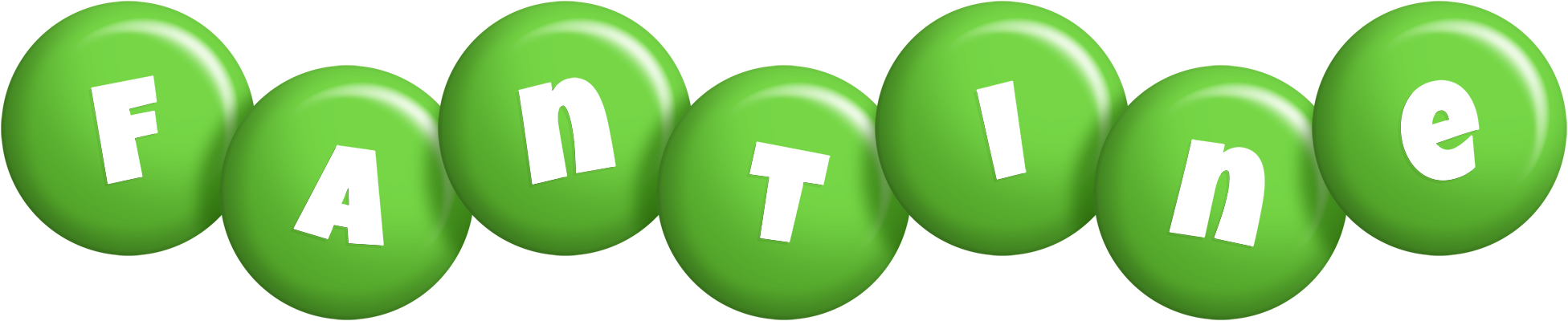 Fantine candy-green logo