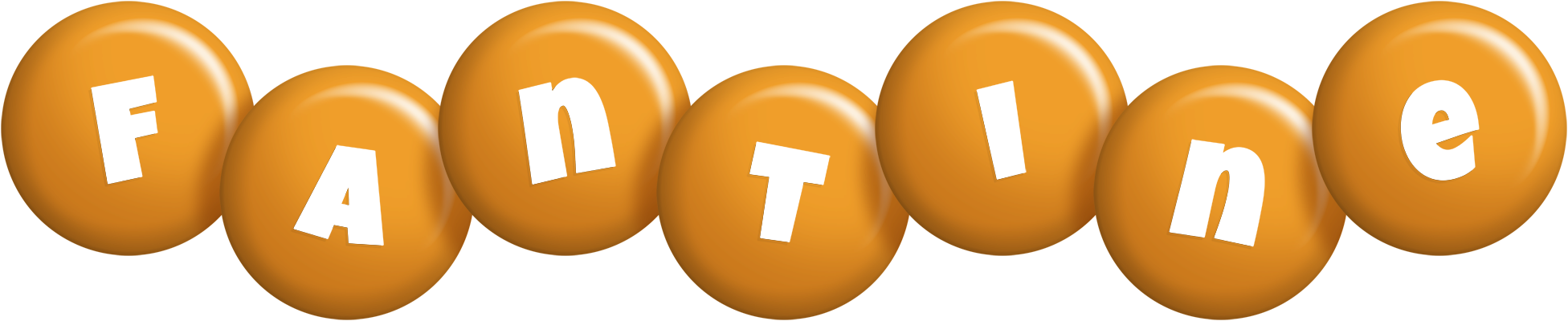 Fantine candy-orange logo