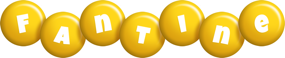 Fantine candy-yellow logo
