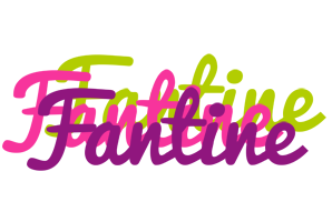 Fantine flowers logo
