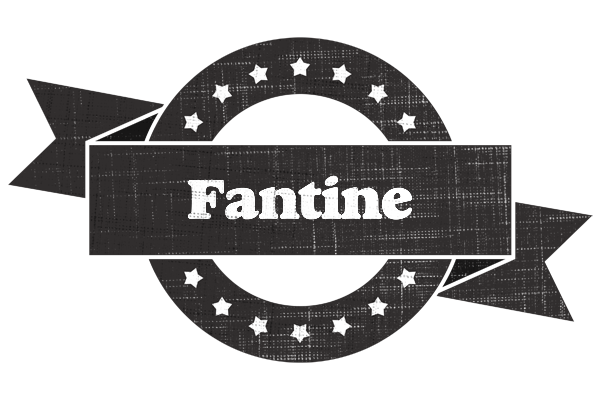 Fantine grunge logo