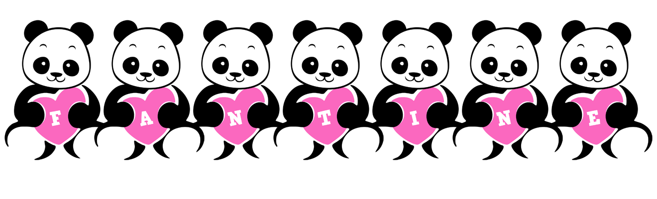 Fantine love-panda logo