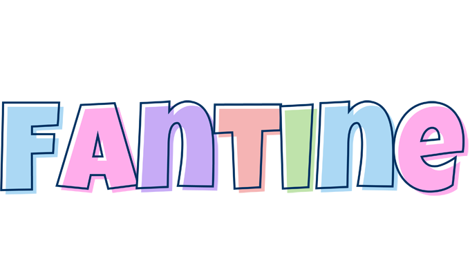Fantine pastel logo