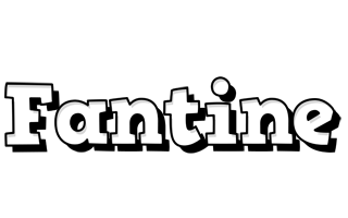 Fantine snowing logo